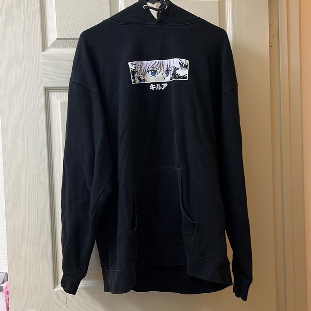 Hypland x Hunter x Hunter Killua Eye Black Hoodie